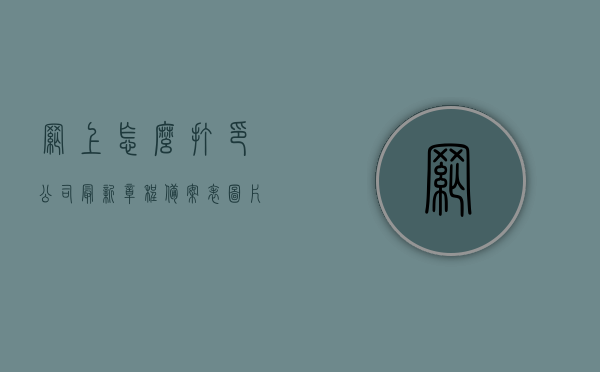 网上怎么打印公司最新章程备案表图片（网上怎么打印公司最新章程备案表图片呢），如何网上打印公司最新章程备案表图片？详细步骤解析！，如何网上打印公司最新章程备案表图片，详细步骤与操作指南，如何网上打印公司最新章程备案表图片？详细步骤与操作指南解析！