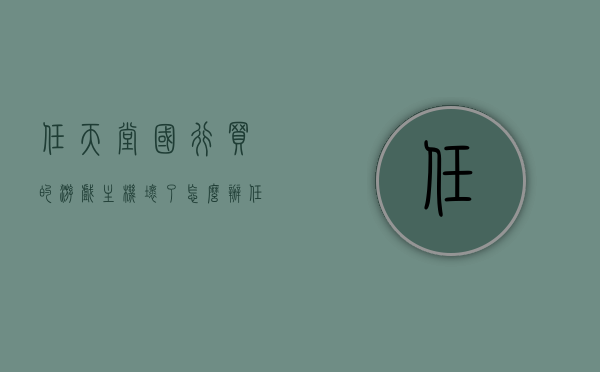 任天堂国行买的游戏主机坏了怎么办（任天堂国行主机只能玩国行游戏吗），任天堂国行游戏主机故障处理及游戏限制探讨