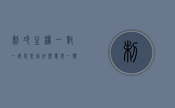 制冷主机一对一安装是指什么意思（一体式制冷机组），一体式制冷机组，一对一安装的制冷主机解析，一体式制冷机组，一对一安装制冷主机详解