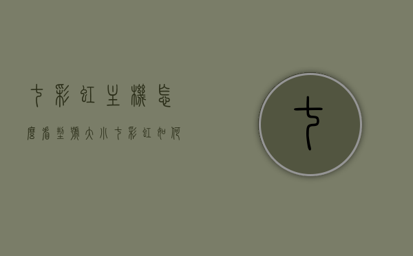 七彩虹主机怎么看型号大小（七彩虹如何查看型号），七彩虹主机型号大小查询指南，七彩虹主机型号大小查询指南，如何查看七彩虹主机型号大小？，七彩虹主机型号大小查询指南，如何查看型号及尺寸？ 第1张