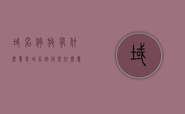 域名停放有什么意思（域名停放是什么意思），关于域名停放的解析与意义，域名停放，解析与意义