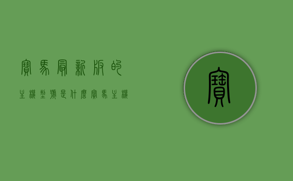 宝马最新版的主机型号是什么（宝马主机型号怎么看），宝马最新主机型号揭秘，如何识别与了解宝马主机型号，揭秘宝马最新主机型号，识别方法与深入了解指南，揭秘宝马最新主机型号，识别方法与深入了解指南