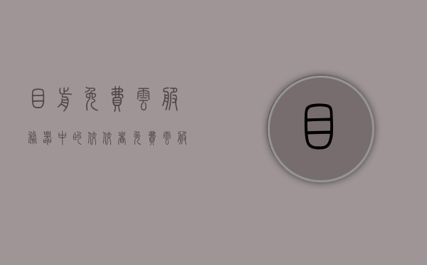 目前免费云服务器中的佼佼者（免费云服务使用），免费云服务器中的佼佼者，云服务使用指南，免费云服务器佼佼者，使用指南与云服务体验，免费云服务器佼佼者，使用指南与云服务体验分享
