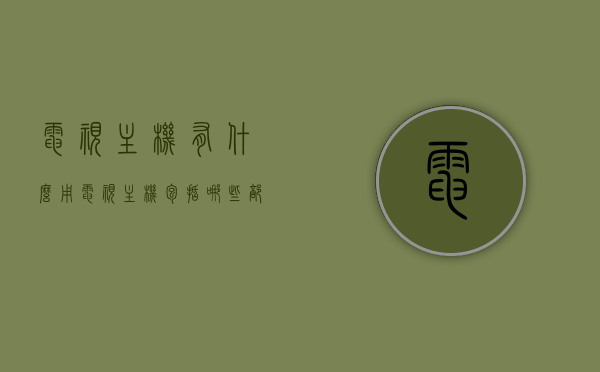 电视主机有什么用（电视主机包括哪些部件），电视主机功能及部件简介，全面解析电视主机用途与构成 第1张