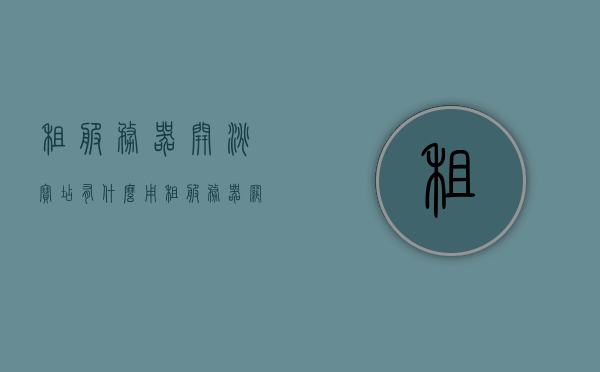 租服务器开淘宝店有什么用（租服务器网站），租用服务器对开设淘宝店的作用及优势解析 第1张