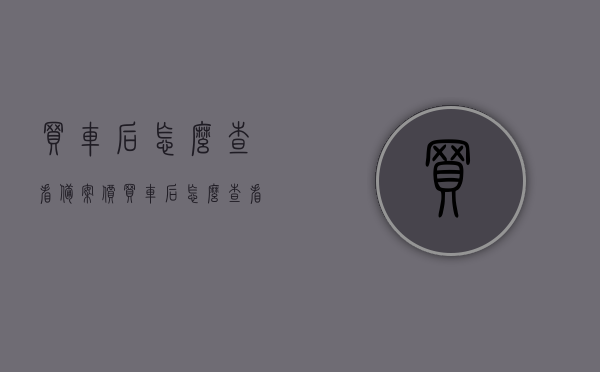 买车后怎么查看备案价（买车后怎么查看备案价格），买车后如何查询备案价？备案价格查看指南！，买车后备案价查询指南，如何查看车辆备案价格？，买车后备案价查询指南，如何查看车辆备案价格？