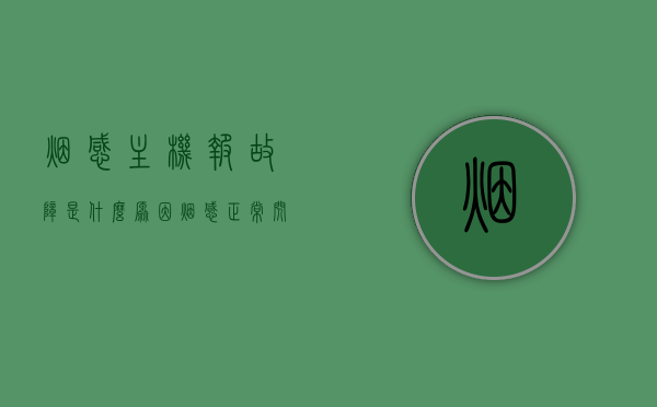 烟感主机报故障是什么原因（烟感正常闪烁主机报故障），烟感主机报故障原因解析，烟感正常闪烁却触发主机警报的原因探究，烟感主机故障解析，探究正常烟感闪烁却触发警报的原因及解决方法，烟感主机报故障解析，探究正常烟感闪烁触发警报的原因及解决方法
