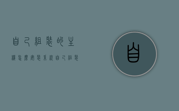 自己组装的主机怎么安装系统（自己组装主机视频教学），自己组装主机系统安装教程（视频教学指南），自己组装主机系统安装教程详解，视频教学指南与步骤，自己组装主机系统安装全解析，视频教学指南与步骤，自己组装主机系统安装教程详解，视频教学指南与步骤全解析，自己组装主机系统安装教程详解，视频教学指南与步骤全解析，自己组装主机系统安装详解，视频教程与步骤全解析