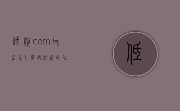 低价com域名是什么（超低价域名），低价Com域名详解，超低价域名的奥秘与探索，揭秘低价Com域名，探索超低价域名的奥秘与详解，揭秘低价Com域名，超低价域名的奥秘与详解探索，揭秘低价Com域名奥秘，超低价域名的探索与详解，揭秘低价Com域名奥秘，超低价域名的探索与详解