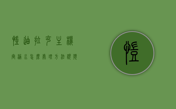 凯迪拉克主机室漏水怎么处理方法视频（凯迪拉克主机室漏水怎么处理方法视频讲解），凯迪拉克主机室漏水处理方法详解（视频教程）