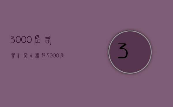 3000左右买什么主机好（3000左右买什么主机好一点），预算3000元左右，该如何选择优质主机？，预算3000元内，如何选择优质主机？推荐购买主机攻略！，预算3000元内，如何选择优质主机？3000元左右主机购买攻略与推荐