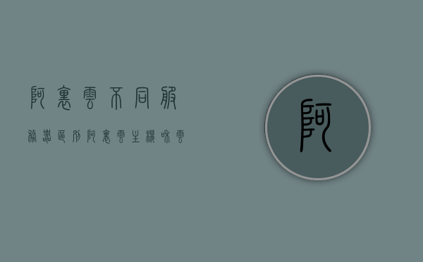 阿里云不同服务器区别（阿里云主机和云服务器有什么区别），阿里云不同服务器类型解析，主机与云服务器差异揭秘，阿里云主机与云服务器类型解析，差异揭秘与选择指南 第1张