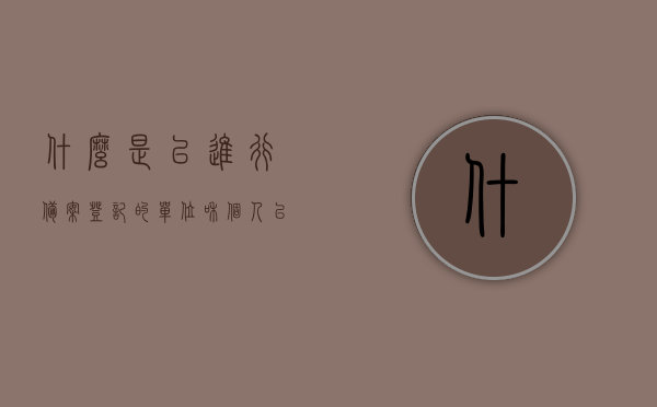 什么是已进行备案登记的单位和个人（已办备案），已备案登记单位和个人解析，已备案登记单位和个人解析，概念与流程详解，已备案登记单位和个人解析，概念、流程与详解指南