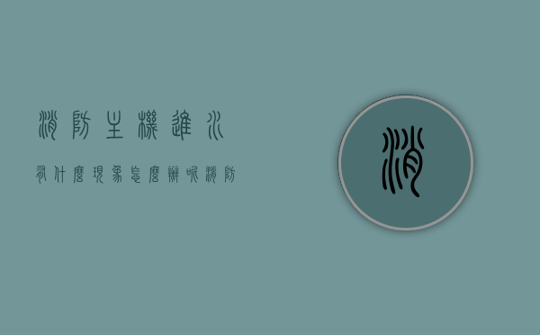 消防主机进水有什么现象怎么办呢（消防主机水流指示什么意思），消防主机进水现象及应对办法，水流指示含义解析，消防主机进水现象解析及应对办法，水流指示含义与应对措施探讨，消防主机进水现象解析及应对办法，水流指示含义与应对措施探讨，消防主机进水现象解析及应对办法，水流指示含义详解与应对措施探讨