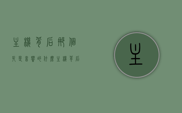 主机背后那个孔是音响的什么（主机背后那个孔是音响的什么功能），主机背后孔的功能解析，音响连接孔及其功能介绍，主机背后音响连接孔的功能解析与介绍，主机背后音响连接孔的功能解析及介绍，深入了解主机背后孔与音响连接的作用与特点