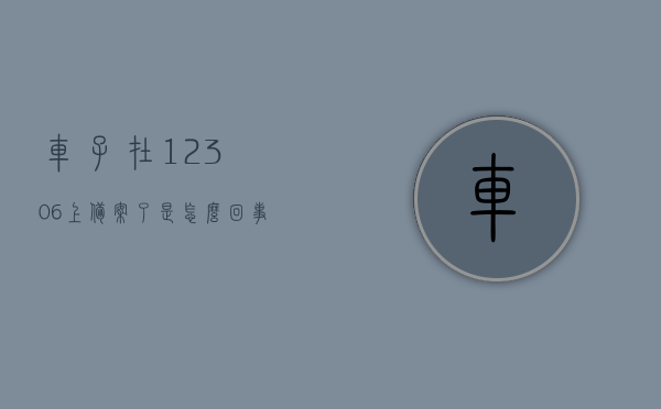 车子在12306上备案了是怎么回事（车子在12306上备案了是怎么回事啊），车辆如何在12306上备案及其原因解析，车辆备案在铁路服务系统12306上，原因解析与备案流程，车辆备案在铁路服务系统12306上的原因解析与流程详解，车辆备案在铁路服务系统12306上的详细解析与流程指南