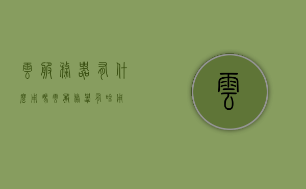 云服务器有什么用吗?（云服务器有啥用），云服务器的功能与用途简介，云服务器的功能与用途简介，解析云服务器的作用与价值