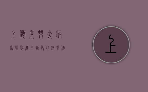 上海农村大病医保怎么申请异地就医备案（上海农村大病医保怎么申请异地就医备案流程），上海农村大病医保异地就医备案申请流程指南