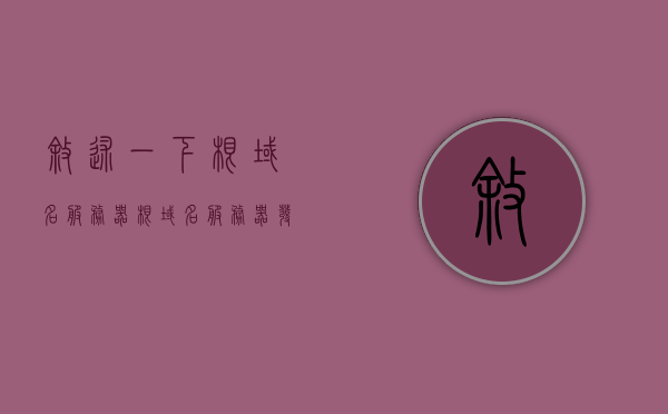 叙述一下根域名服务器（根域名服务器发展历程），根域名服务器的发展历程，从起源到现状 第1张