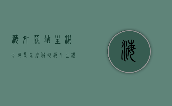 海外网站主机分销商怎么做的（海外主机提供商），海外网站主机分销商业务模式解析，海外主机提供商的运作之道，海外网站主机分销商业务模式解析，运作之道与提供商策略探讨