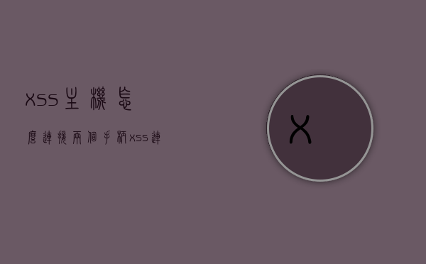 xss主机怎么连接两个手柄（xss连接第二个手柄），XSS主机连接两个手柄的指南，从入门到精通（附详细步骤）