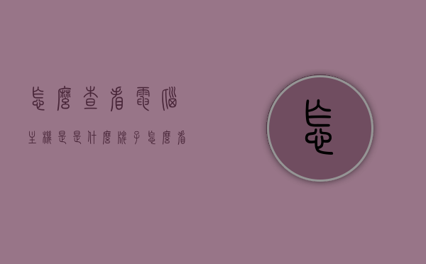 怎么查看电脑主机是是什么牌子（怎么看主机是什么牌子的），如何查询电脑主机品牌？，如何查询电脑主机品牌？三种方法教你轻松识别主机牌子。，三种方法教你轻松识别电脑主机品牌！，三种方法轻松识别电脑主机品牌！