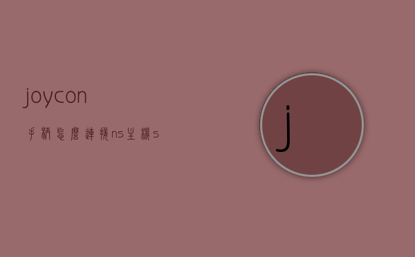 joycon手柄怎么连接ns主机（switchjoycon手柄怎么连接），Joycon手柄连接NS主机的步骤指南，Joycon手柄连接Switch主机的步骤指南，Joycon手柄连接Switch主机的步骤详解，连接NS主机的指南