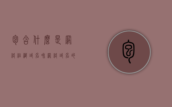 包含什么是网络组织域名和网络域名的词条，网络组织域名解析及域名概念解析，网络组织域名解析，域名概念解析及网络组织域名的含义，网络组织域名解析与域名概念解析，解析网络组织域名及域名的含义与功能