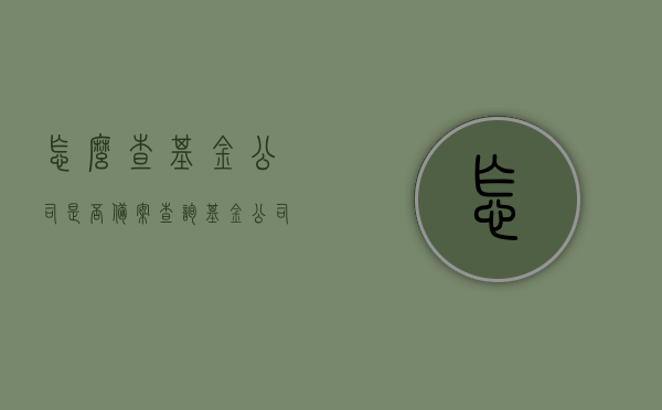 怎么查基金公司是否备案（查询基金公司是否有资质），如何验证基金公司备案资质及资质查询指南，基金公司备案资质查询指南，如何验证基金公司资质及查询方法