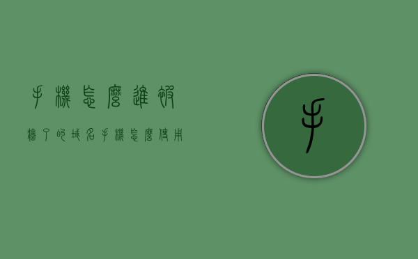 手机怎么进被墙了的域名（手机怎么使用域名访问），手机访问被墙域名的指南，如何顺利使用域名访问？，手机访问被墙域名的指南，违法犯罪行为的法律风险与应对方法