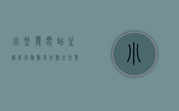 小型发电站主机房危险点是什么（小型发电站主机房危险点是什么原因），小型发电站主机房危险点解析，原因及应对之策