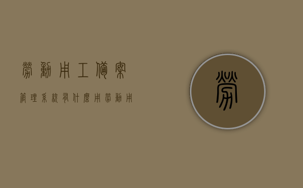 劳动用工备案管理系统有什么用（劳动用工备案信息），劳动用工备案管理系统的功能与重要性（用工备案信息详解）