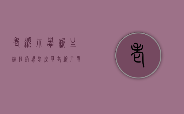 老显示器新主机转换器怎么买（老显示屏换主机有用吗），老显示器与新主机转换器购买指南，老显示屏换主机是否实用？，老显示器与新主机转换器购买指南，实用性与选择策略探讨，老显示器与新主机转换器的购买指南，探讨实用性、选择策略及购买建议，老显示器与新主机转换器购买指南，探讨实用性、选择策略及购买建议