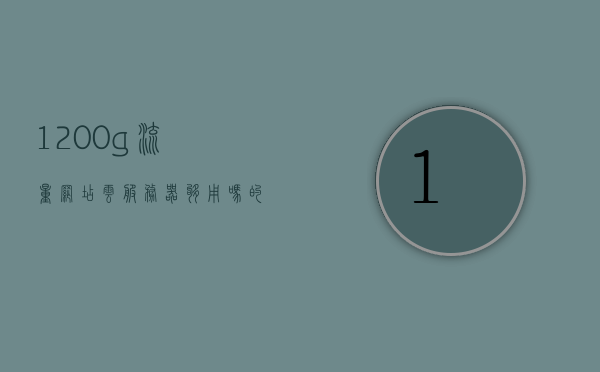 1200g流量网店云服务器够用吗（轻量级云服务器1000g流量），轻量级云服务器流量需求解析，1200G流量是否够用？与1000G流量对比解读