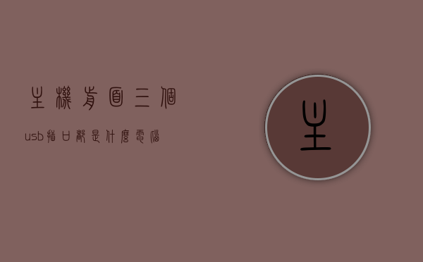 主机前面三个usb插口都是什么（电脑主机前面的usb接口是20还是30），电脑主机前面USB插口解析，是20还是30，功能全解析