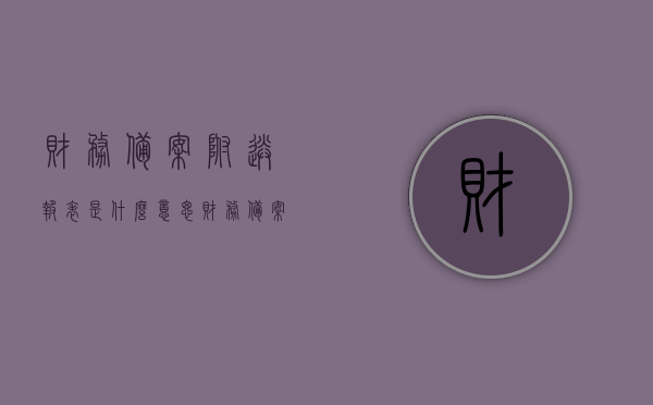 财务备案附送报表是什么意思（财务备案附送报表是什么意思啊），财务备案附送报表详解，概念与操作指引