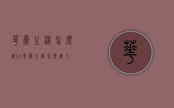 华为主机怎么进pe（华为主机怎么进入boss），华为主机进入PE（BOSS）模式的方法，华为主机进入PE（Pre-installation Environment）或BOSS模式的方法指南