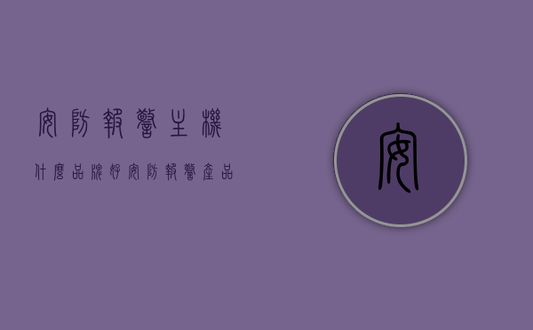 安防报警主机什么品牌好（安防报警产品），优质安防报警主机品牌推荐，安防报警产品选购指南