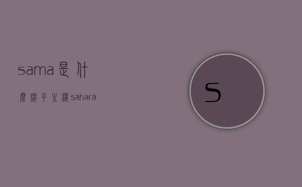sama是什么牌子主机（sahara是什么牌子主机），关于sama和sahara品牌主机的解析，究竟它们是什么牌子主机？，关于Sama和Sahara品牌主机的解析，究竟它们属于哪个品牌？