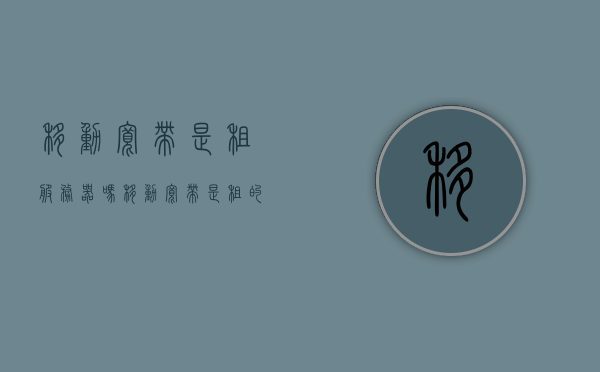 移动宽带是租服务器吗（移动宽带是租的吗），关于移动宽带是否租赁服务器的问题解析 第1张