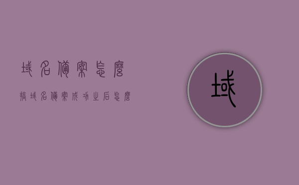 域名备案怎么搞（域名备案成功之后怎么弄），域名备案全攻略，从备案流程到成功后的操作指引