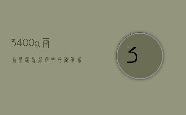 3400g两台主机怎么选择的简单介绍，3400g主机选择指南，如何简易挑选两台优质主机，3400g主机挑选指南，简易选择两台优质主机的建议，3400g主机挑选指南，简易选择两台优质主机的建议与介绍