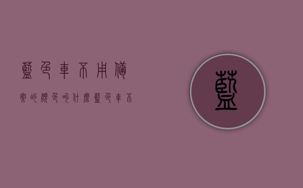 蓝色车不用备案的颜色叫什么（蓝色车不用备案的颜色叫什么名字），蓝色车无需备案的特殊颜色名称揭秘，揭秘蓝色汽车无需备案的特殊颜色名称 第1张