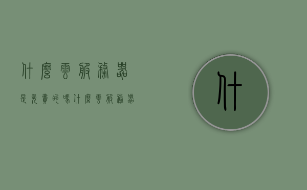 什么云服务器是免费的吗（什么云服务器比较便宜），免费与实惠的云服务器选择，哪个云服务器更便宜？