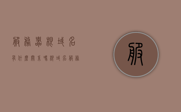 服务器根域名有什么关系吗（根域名服务器意义），服务器与根域名的关联，解析域名背后的秘密（根域名服务器的重要性）