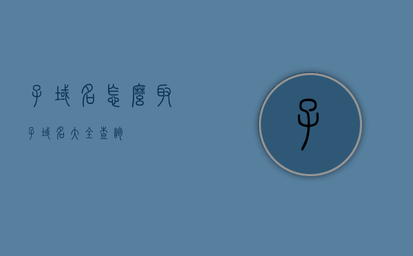 子域名怎么取（子域名大全查询），子域名的命名策略与查询指南，子域名的命名策略与查询指南，如何选取子域名及大全查询