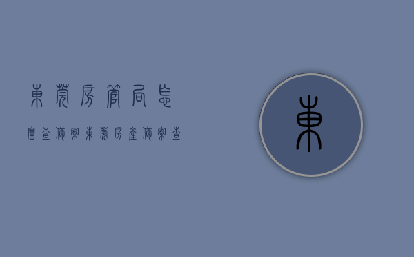 东莞房管局怎么查备案（东莞房产备案查询），东莞房管局房产备案查询指南，如何查询房产备案信息