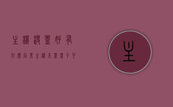 主机没盖好有什么后果（主机不盖盖子可以吗），主机未盖盖子的后果及是否可以不盖盖子探讨，主机不盖盖子的后果探讨，影响与是否可以不盖盖子的探讨