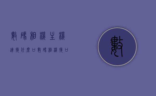 数码相机主机连接什么口（数码相机接口类型），数码相机接口类型解析，主机连接哪种口？