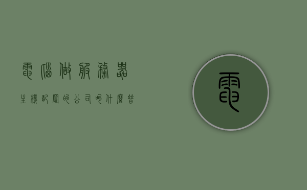 电脑做服务器主机配置的公司叫什么（普通电脑做服务器有什么坏处），普通电脑做服务器主机，公司名字及潜在风险解析